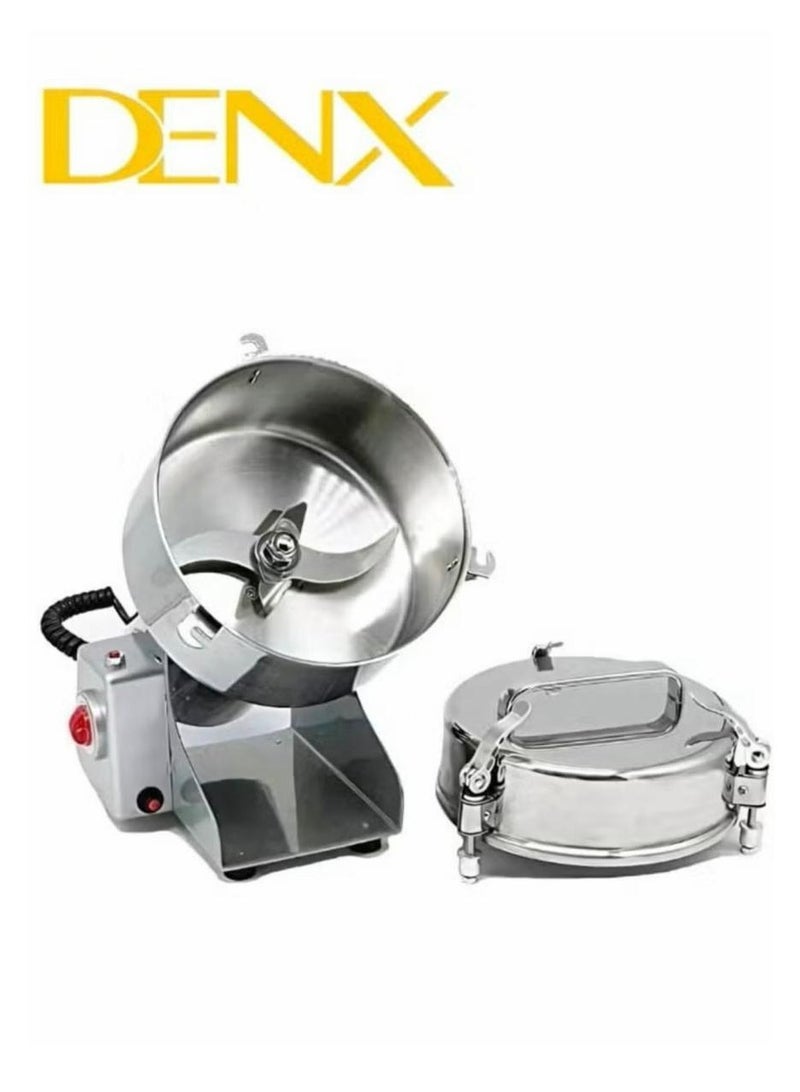 دينكس مطحنة كهربائية 800 جرام بقدرة 3000 واط ، مطحنة قهوة كهربائية للحبوب والتوابل والطعام الجاف (مع 22 قطعة اضافية قطع غيار) - Image 2