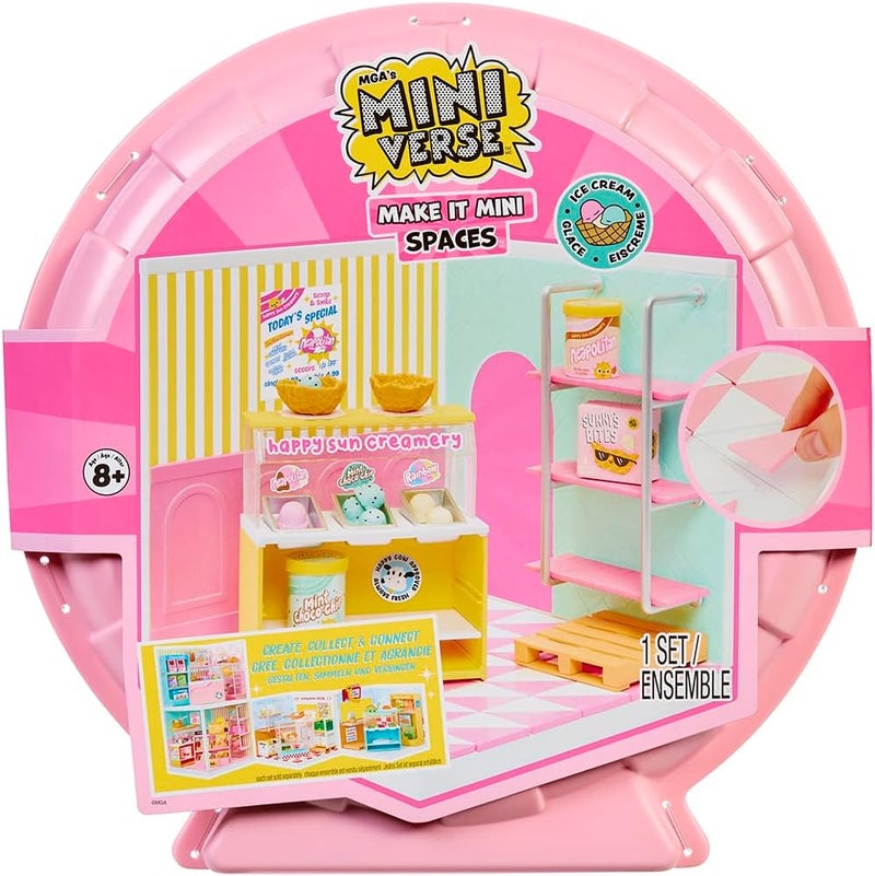 MGA's Miniverse Make It Mini Spaces Starter Pack Pink - Image 1