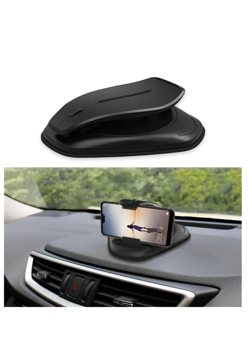SYOSI Stable Cell Phone Stand Center Console Hands-Free Clip Mount for Cellphone Universal Auto Accessories Compatible with All Phone Android Smartphone  - Image 1