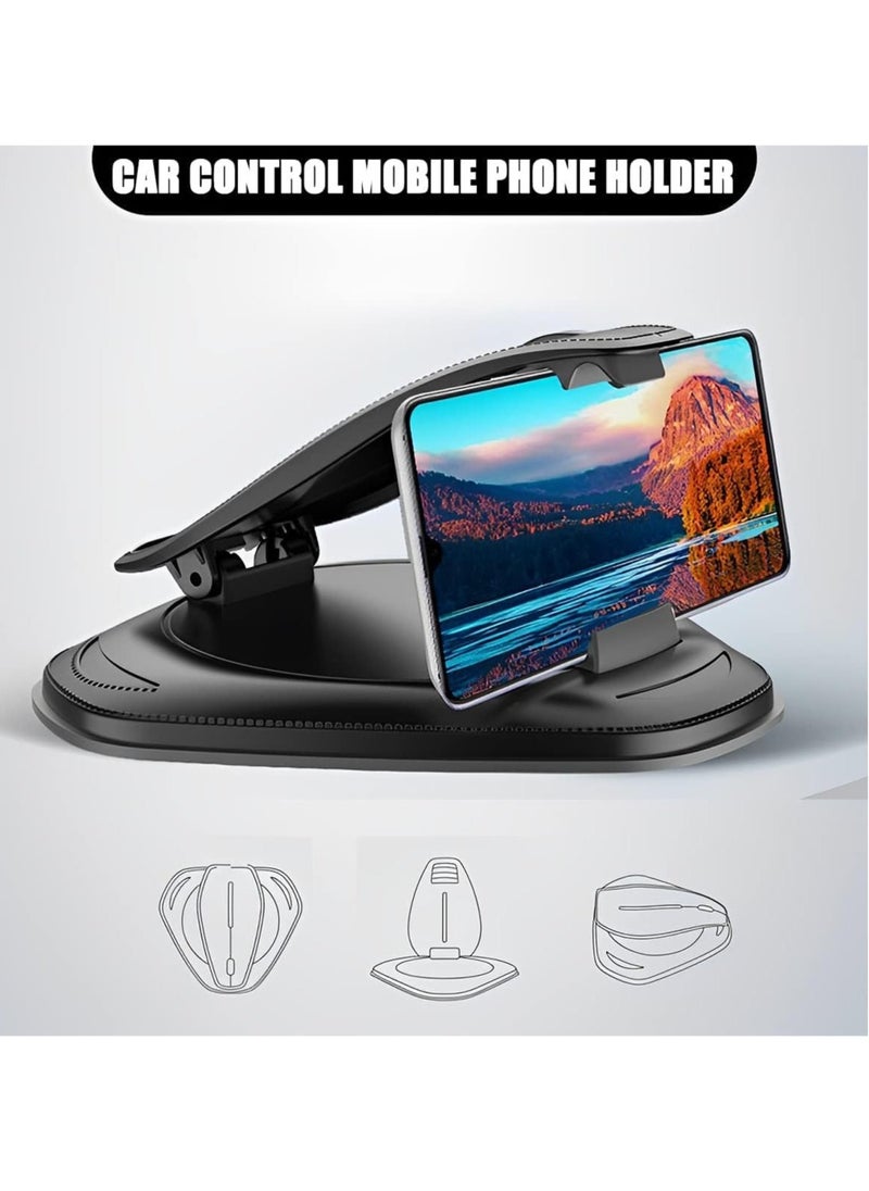 SYOSI Stable Cell Phone Stand Center Console Hands-Free Clip Mount for Cellphone Universal Auto Accessories Compatible with All Phone Android Smartphone  - Image 5
