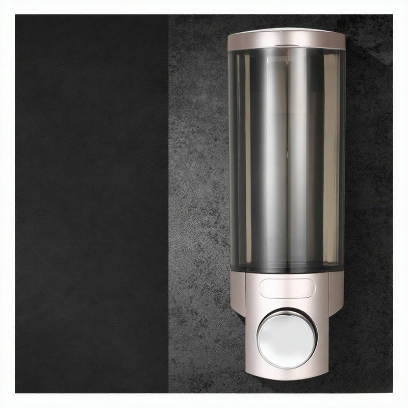 300ml Wall-mounted Single Bottle Manual Soap Dispenser Shampoo Box Soap Dispenser& Holder Toilet Hand Washing Liquid Shampoo Shower Gel Dispenser - Image 4