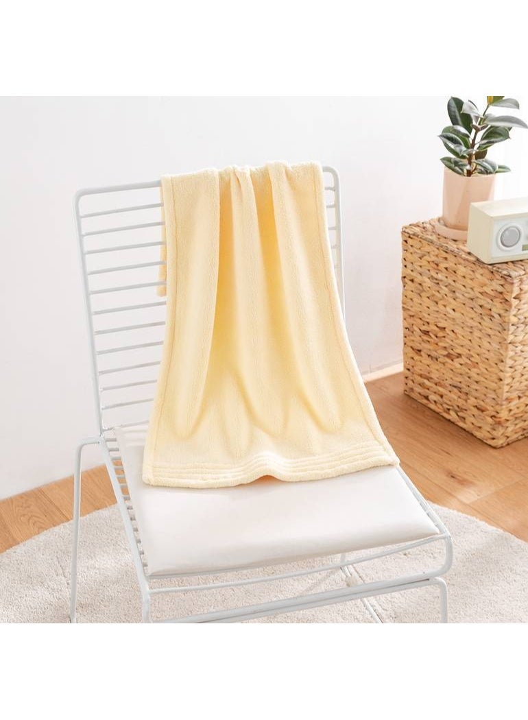 Reefi Modern Quick-Dry Towel, Lemon, Face - Image 1