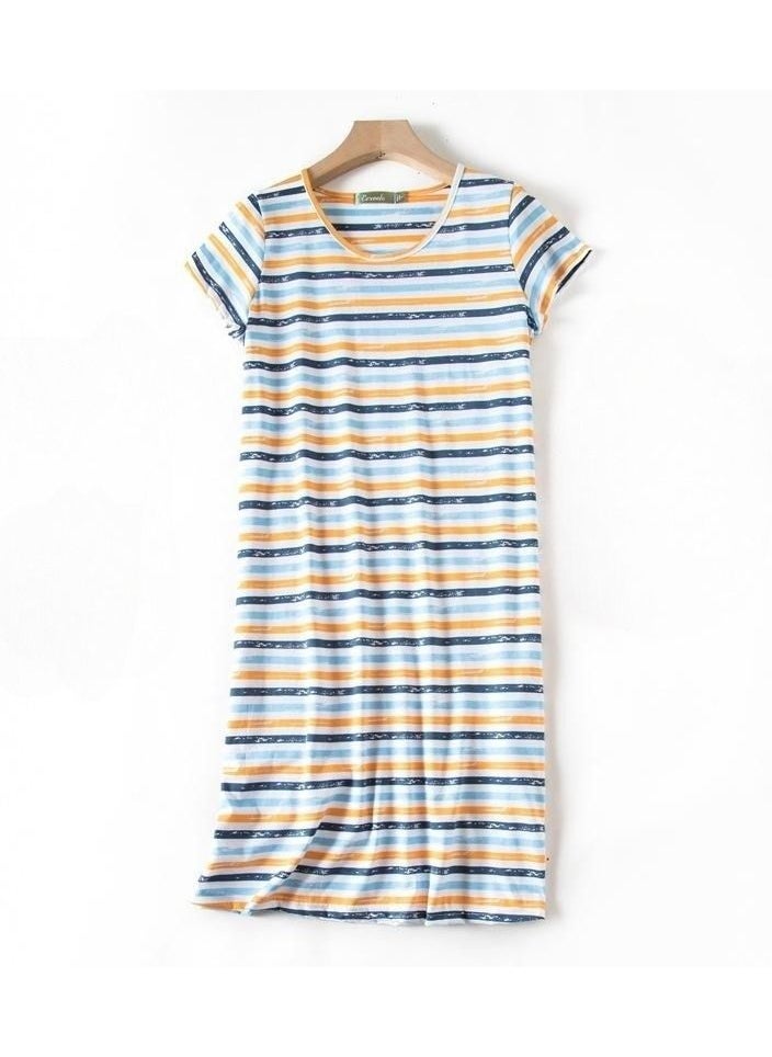 Generic - Cute Cartoon Cotton Homewear Knitted Sweet Large Short Sleeve Round Neck Pajamas - Image 1