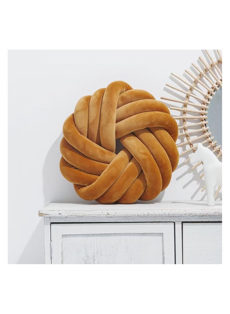 HOME DWELL Cushion Ball, 35x35 cm - Soft and Decorative Cushion for Sofa, Chairs, or Beds  - Image 2