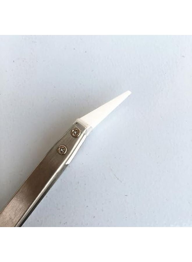 Black Ceramic Tweezers Set Pack of 3 Reverse Locking Practical for Electronics - Image 5