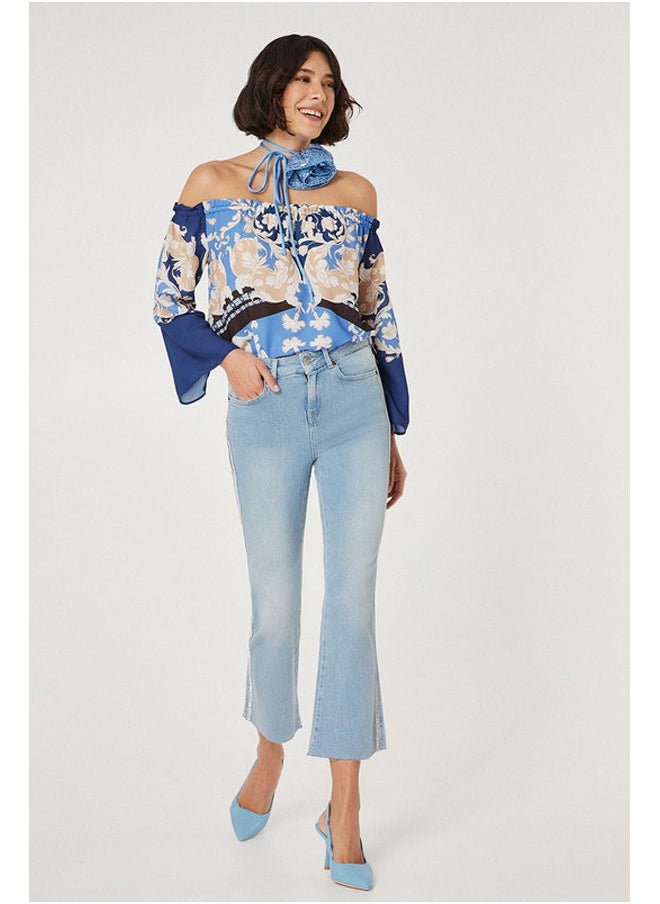 BSB - Off shoulder printed blouse - Image 1