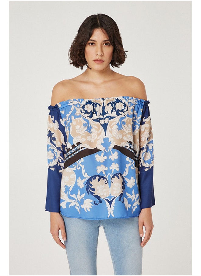 BSB - Off shoulder printed blouse - Image 1