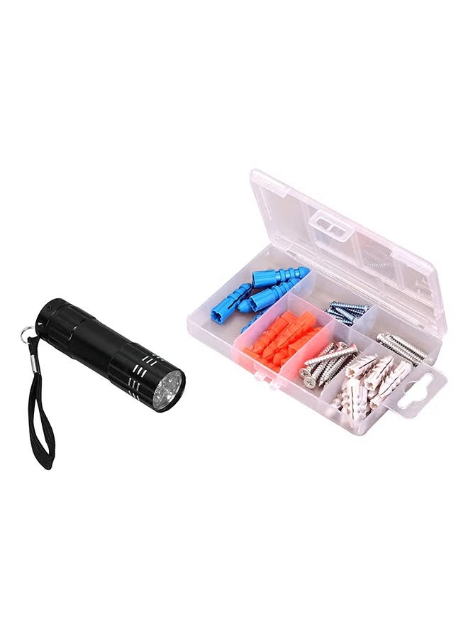 بلاك اند ديكر طقم أدوات يدوية مكون من 108 قطعة للمنزل والمكتب - برتقالي/أسود -   13.8 بوصة - BMT108C - Image 5