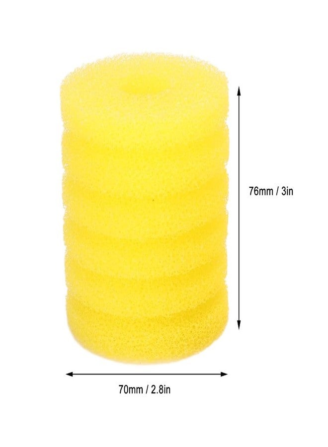 Chiffonade 3Pcs Fish Tank Filter Yellow Sponge Set Aquarium Maintenance Fish Tank Water Purification Filter Accessories - Image 2