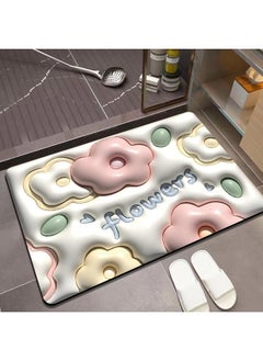 Happy Home Ultra Thin Super Absorbent - Quick Dry Bath Mat - Stylish Non-Slip Design - Machine Washable and Durable for Your Bathroom - Non-Slip Bath Mats - Modern and Beautiful Mat  - Image 4