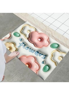 Happy Home Ultra Thin Super Absorbent - Quick Dry Bath Mat - Stylish Non-Slip Design - Machine Washable and Durable for Your Bathroom - Non-Slip Bath Mats - Modern and Beautiful Mat  - Image 3