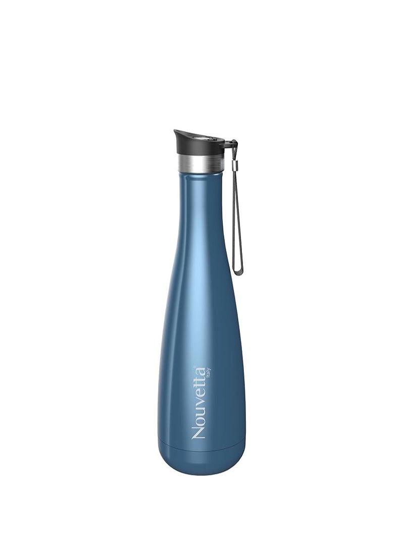 Atlasware Nouvetta LUFT DOUBLE WALL BOTTLE 500 ML - BLUE METALLIC  - Image 2