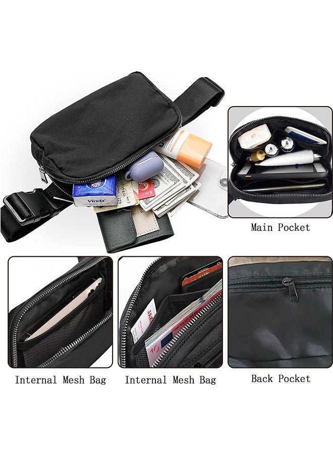 JCB CHIC Belt Bag Fanny Pack Crossbody Bag for Women Men, Small Waist Pack for Running, Mini Waist Pouch Waist Bag with Adjustable Strap for Walking Hiking Workout Sports Casual Travel - Image 3