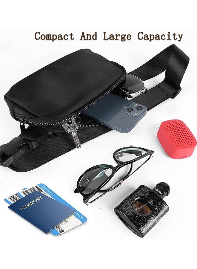 JCB CHIC Belt Bag Fanny Pack Crossbody Bag for Women Men, Small Waist Pack for Running, Mini Waist Pouch Waist Bag with Adjustable Strap for Walking Hiking Workout Sports Casual Travel - Image 5