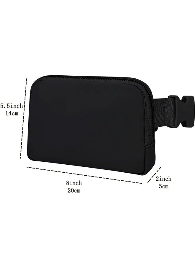 JCB CHIC Belt Bag Fanny Pack Crossbody Bag for Women Men, Small Waist Pack for Running, Mini Waist Pouch Waist Bag with Adjustable Strap for Walking Hiking Workout Sports Casual Travel - Image 2