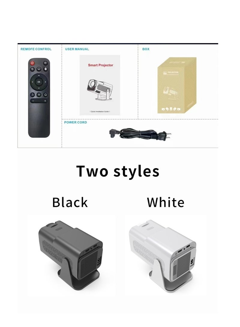 Projector HD Home Portable Cannon Projector Dormitory Camping Mobile Phone Wireless Same Screen Projector  - Image 5