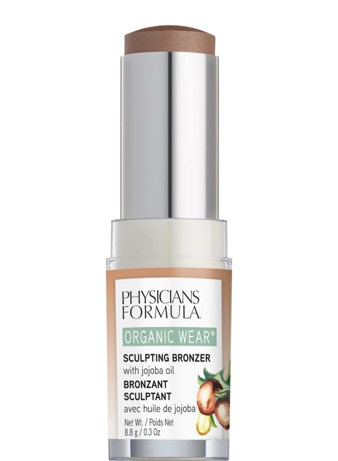 Physicians Formula Organic Wear All Natural Sculpting Face Bronzer Makeup Stick Mocha, Dermatologist Approved, 2- Mocha - Image 3
