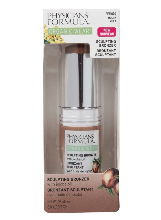 Physicians Formula Organic Wear All Natural Sculpting Face Bronzer Makeup Stick Mocha, Dermatologist Approved, 2- Mocha - Image 5