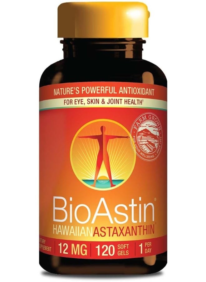 Nutrex Hawaii Bioastin Hawaiian Astaxanthin 12Mg - 120 Count 