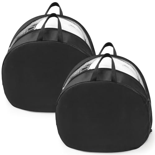 Yeyeplum Helmet Bag with Fleece Lining Zipper Handle Nylon Durable Mx Motorcycle Helmet Storage Bag Medium Waterresistant for Ski Snowmobile Dirt Bicycle Bike Storage AccessoriesBlack2 - Image 1
