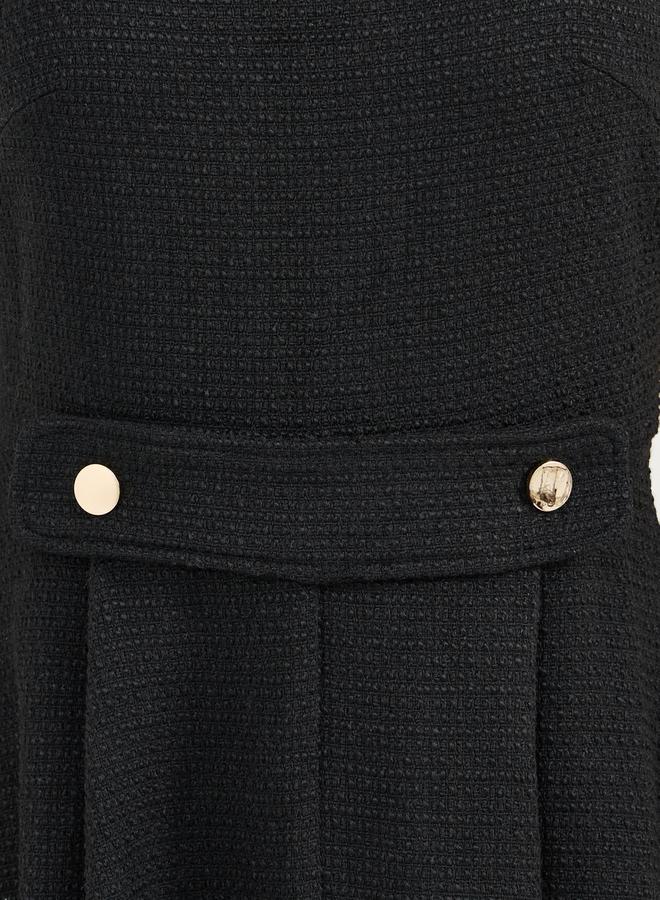 Styli Collared Textured Dress  - Image 3