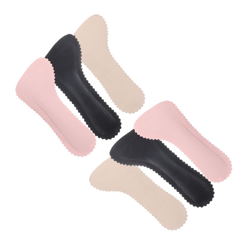 Pigskin High Heel Pads 3 Pairs Breathable Sweat Absorbent Anti Skid Foot Inserts - Image 2