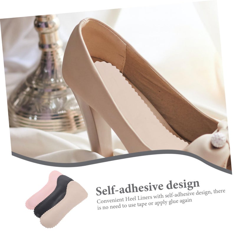 Pigskin High Heel Pads 3 Pairs Breathable Sweat Absorbent Anti Skid Foot Inserts - Image 5