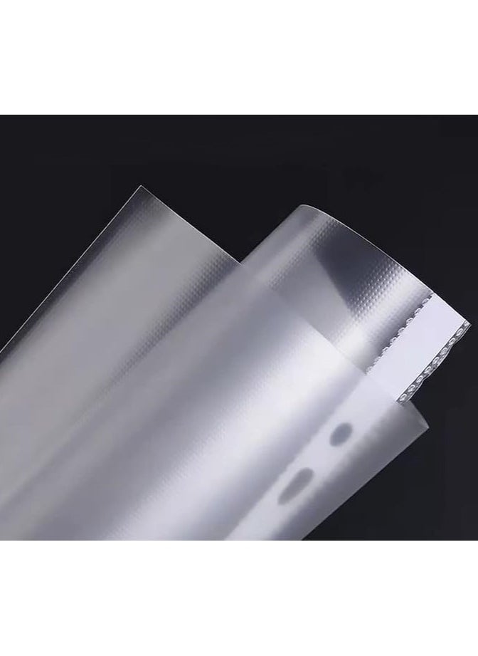 Aroma A4 Sheet Protectors 50 Micron – Durable Transparent Plastic Sleeves for Documents (Pack of 100) Clear A4 Document Protectors  Hole Punched Sleeves for Files and Binders Aroma A4 Sheet Protectors  High Quality Plastic Sleeves for Office and School Use  - Image 3