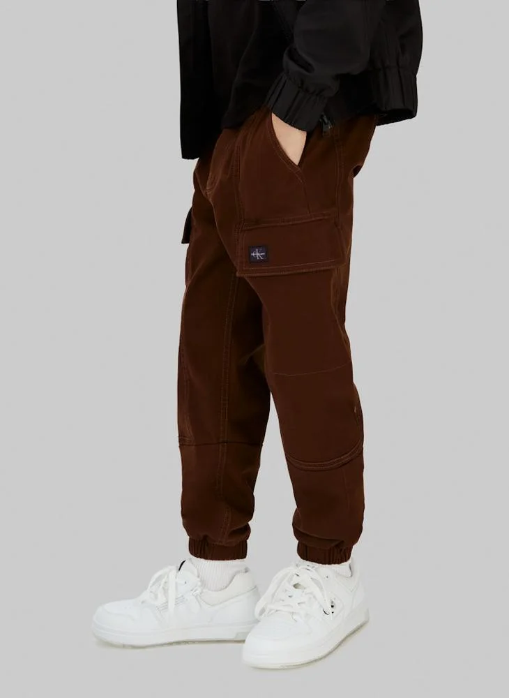 Calvin Klein Jeans  Youth Logo Cargo Pants for Men | Best Price UAE
