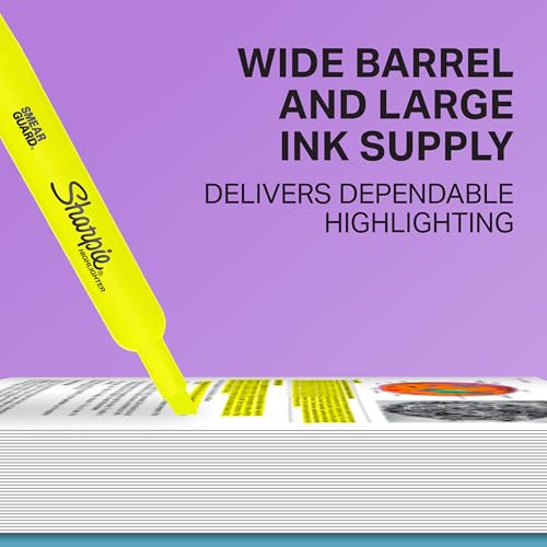 Sharpie Tank Style Highlighters Chisel Tip Assorted Colors 12 Count - Image 3