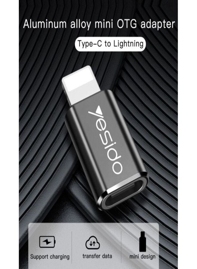 GS03 For IPhone Using Adpater For Lightning To Type-C Data Transmit OTG Adapter