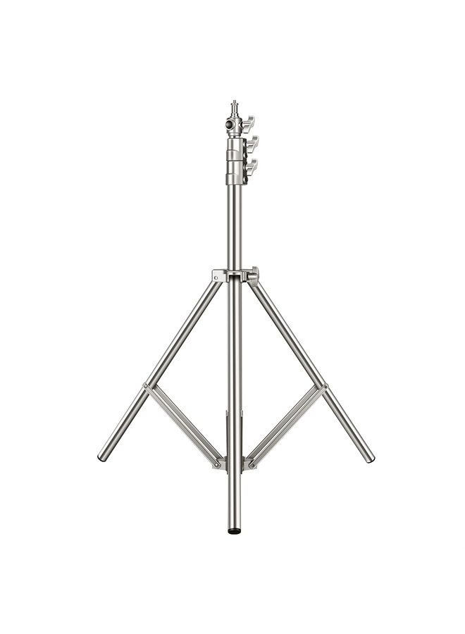 NEEWER 79"/2m Stainless Steel Light Stand, Spring Cushioned Heavy Duty Photography Tripod Stand with 1/4” to 3/8” Universal Screw Adapter for Strobe, LED Video Light, Ring Light, Monolight, Softbox - Image 1