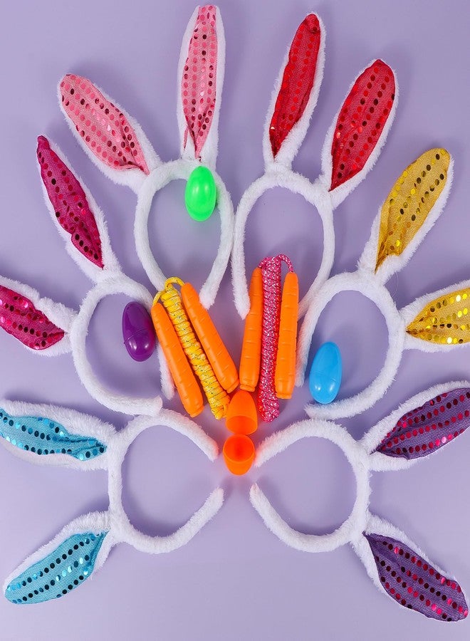 Atonofun 29 Pack Easter Games for Kids Outdoor, Potato Jumping Bags, Bunny Ears Headbands, Egg Spoon Relay Races, Legged Relay Race Bands for Easter Eggs Hunt Party Supplies - Image 3