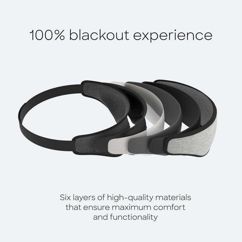 OSTRICH PILLOW Ostrichpillow Eye Mask, Sleep Mask for Men Women 100% Blackout, No Pressure On Eyes, Soft & Breathable, Adjustable Fit, Travel Bag Included - Image 3