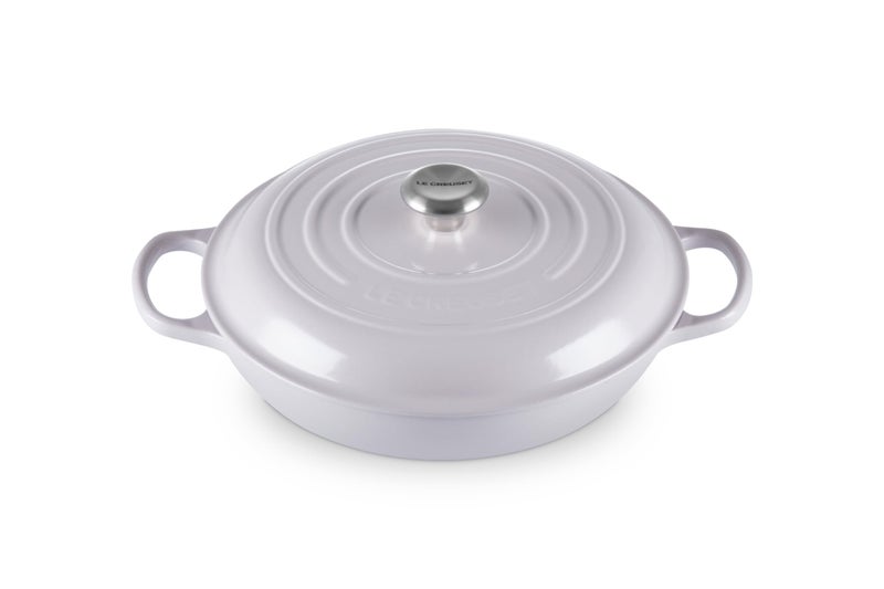 Le Creuset Le Creuset Enameled Cast Iron Signature Braiser 35 qt Shallot 