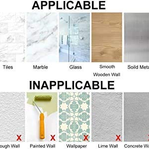 HYDERON Magic Adhesive Sticker for Bathroom Self Corner Shelves Pack of 6+ Pcs (Size- 6x13.6 cm) - Image 5