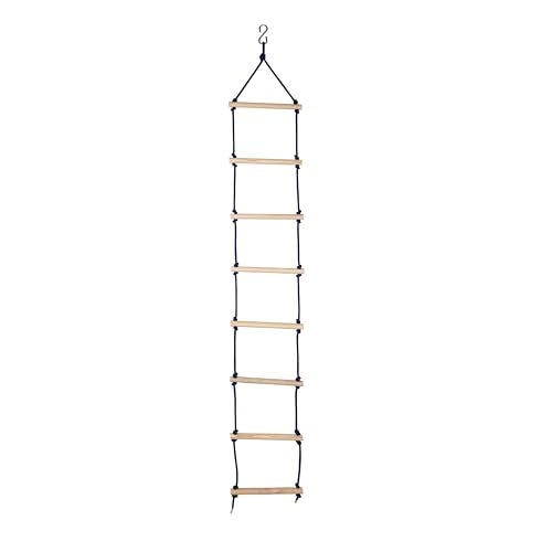 VIXERA Rope Ladder for Kids | Climbing Stairs for Kids | Wooden Ladder for Kids for Physical Activity | Indoor Outdoor Games for Kids Ninja - Image 1