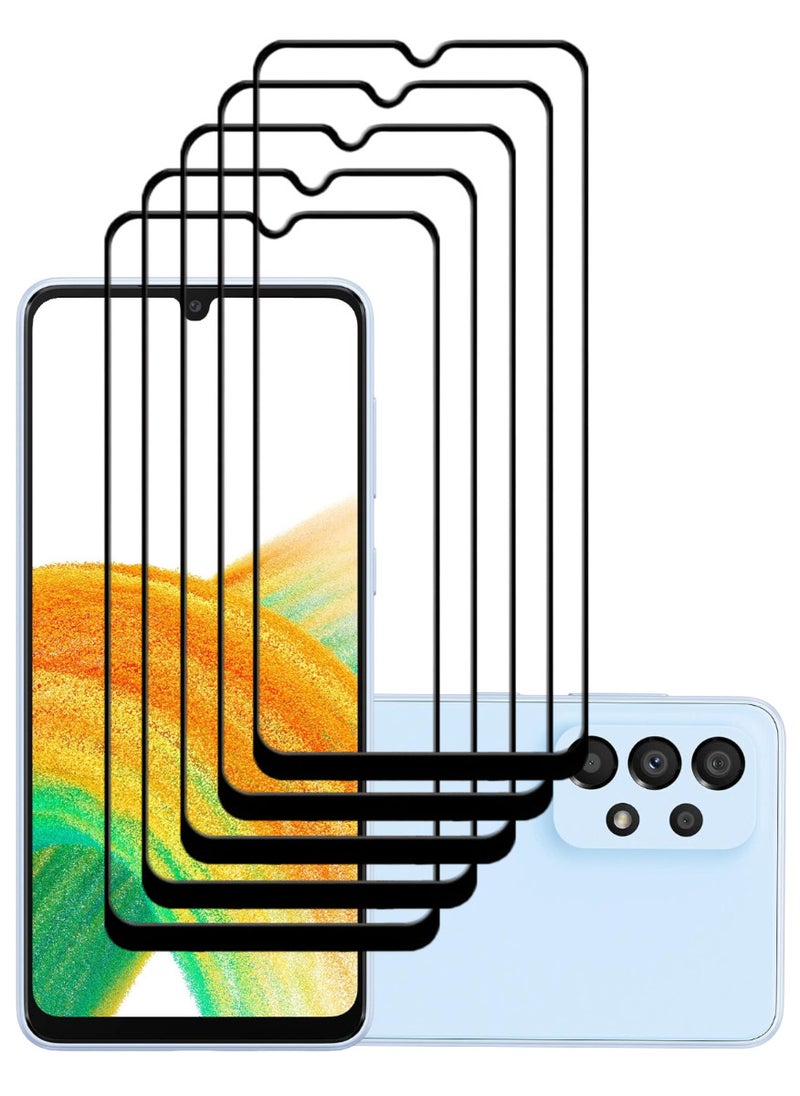 ACLIX 5 Pieces Antistatic ESD Dustproof Premium Quality High Definition Tempered Glass Screen Protector Designed For Samsung Galaxy A335G - Image 1
