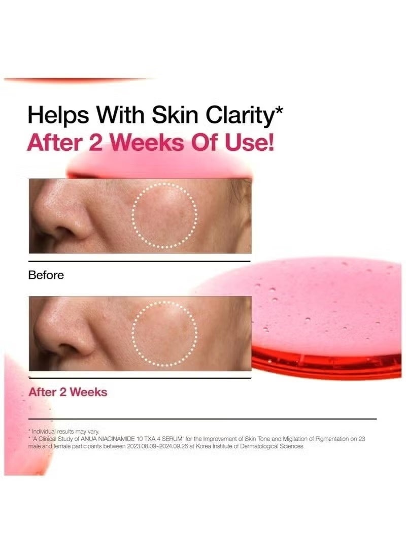 Niacinamide 10 + TXA 4 Serum for Skin Clarity and Brightening 30ml(Packaging May Vary) - Image 5