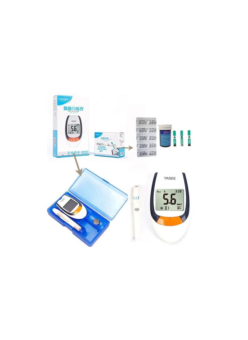 YASEE - High quality Yasee model blood glucose meter GLM-77 glucometer price test strips - Image 1