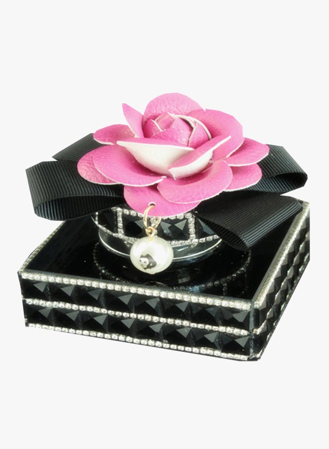 Crystal Flower Decor Perfume Bottle Air Freshener - Image 2
