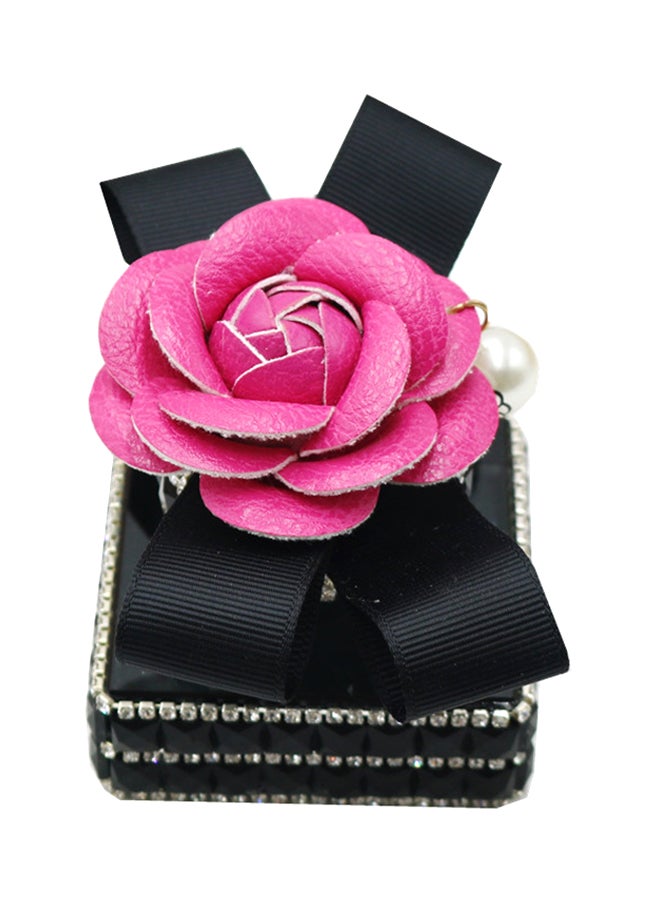 Crystal Flower Decor Perfume Bottle Air Freshener - Image 1