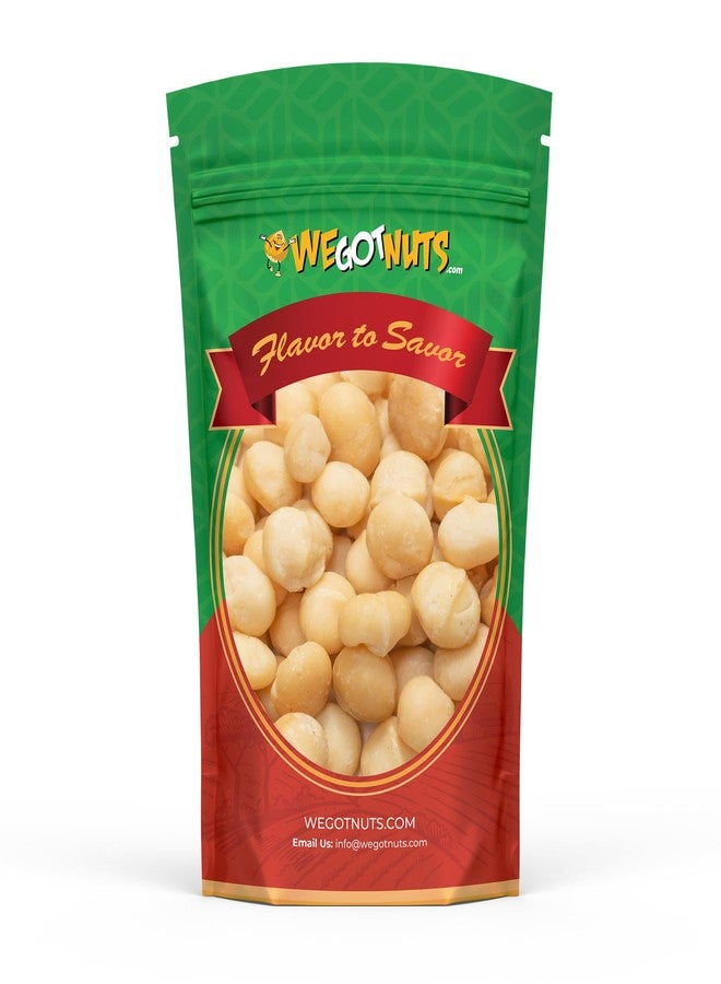 We Got Nuts Raw Deluxe Macadamia Nuts - 2 lbs - Shelled & Unsalted Premium Quality Kosher Raw Macadamia Nut Snack Pack By We Got Nuts - Natural Gourmet Fresh Macadamia Nuts Bulk - Packed In A Resealable Pouch Bag - Image 1