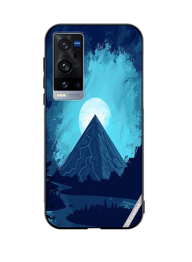 VR CREATIVE Protective Case Cover For Vivo X60 Pro Plus Mountain Design Multicolour - Image 1