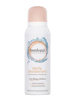 Daily Care Freshness Deodorant Spray With Moisuring Silk Extract For Intimate Feminine Areas Care Gentle Refreshing Fragrance And Long-Lasting Comfort Cleanliness Sense 125 ml