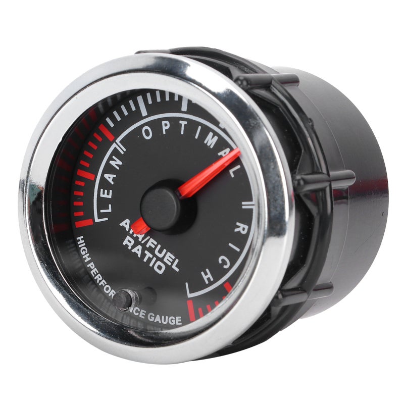 Universal Air Fuel Ratio Gauge 12V AFR Meter - Smoked Lens LED Display for 12V Cars - Image 5