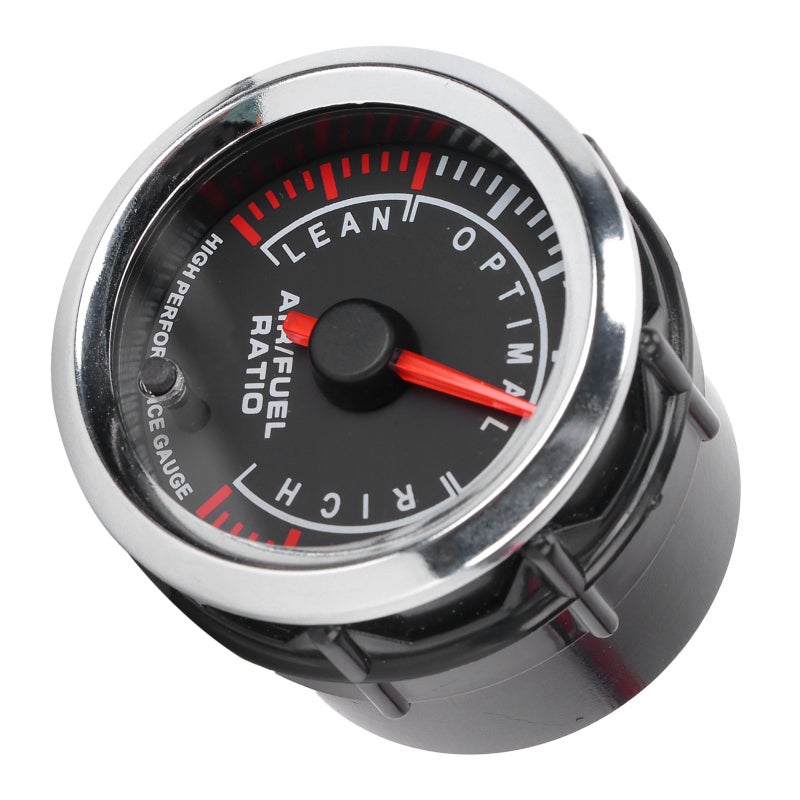 Universal Air Fuel Ratio Gauge 12V AFR Meter - Smoked Lens LED Display for 12V Cars - Image 4