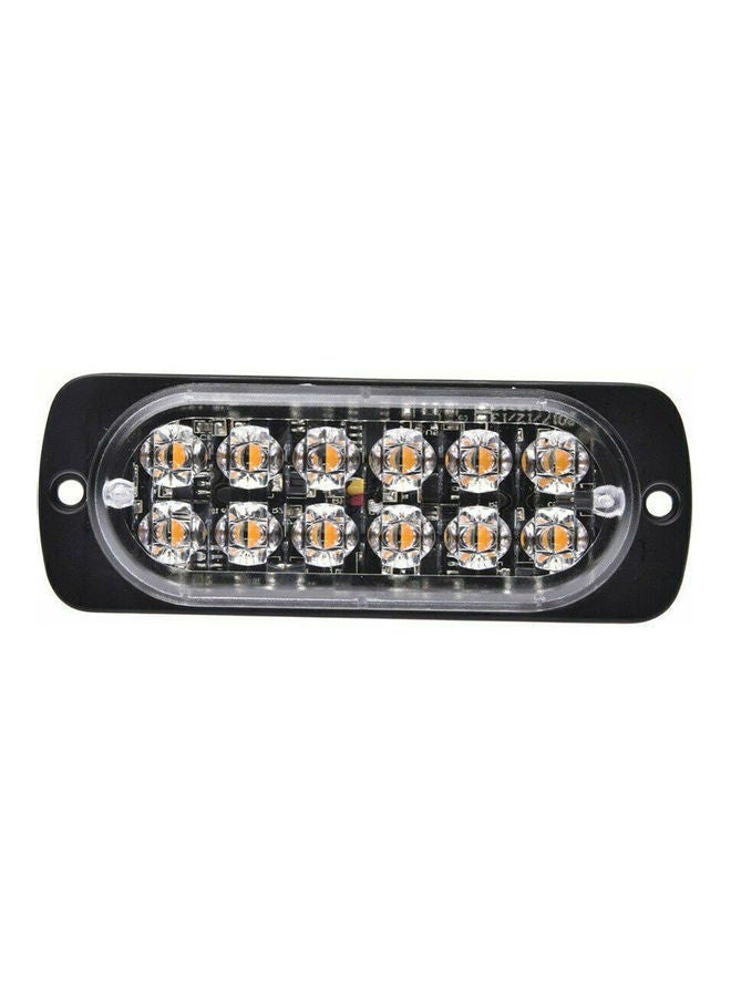 NIBEMINENT 12-Piece LED Amber Hazard Beacon Emergency - Image 2