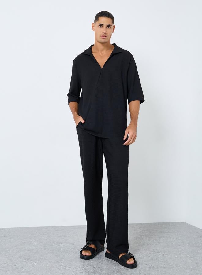 Styli Men Oversized Short Sleeve Shirt and Pants Co-Ords - Image 1