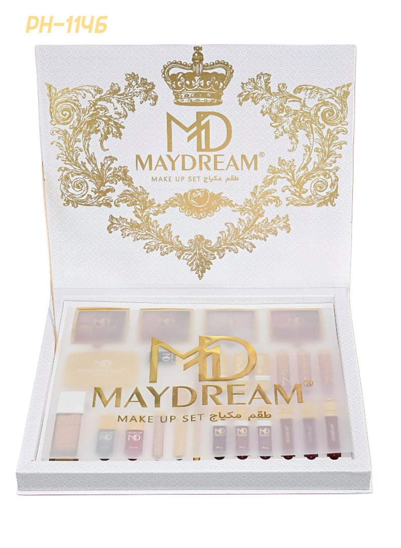 MAYDREAM The luxurious gold makeup set is a beautiful and luxurious makeup collection from MAYDREAM - Image 4